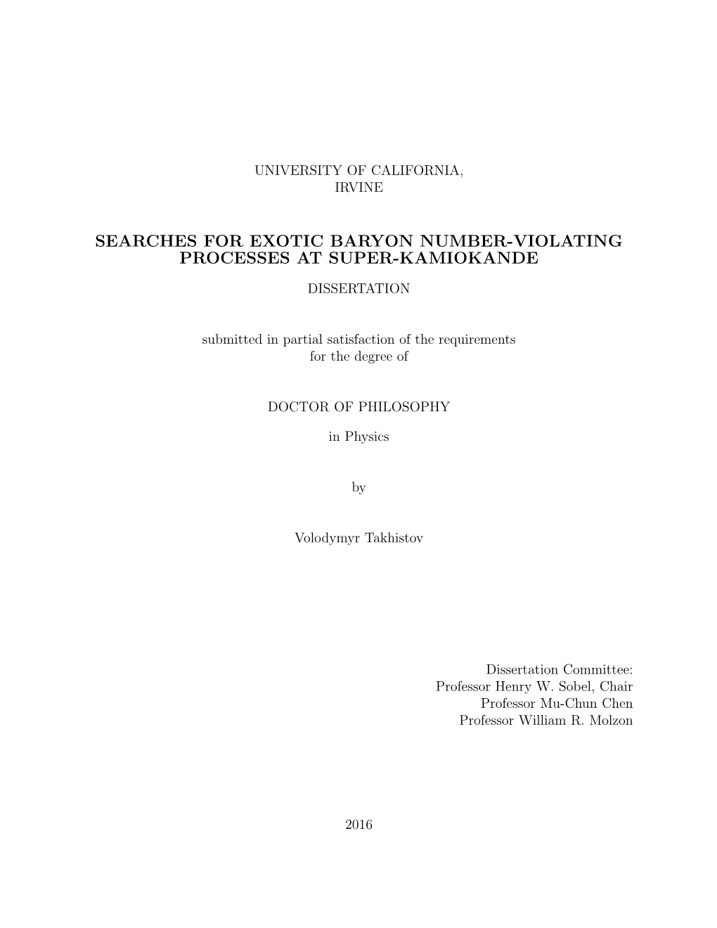 Searches for Exotic Baryon Number-Violating Processes at Super-Kamiokande