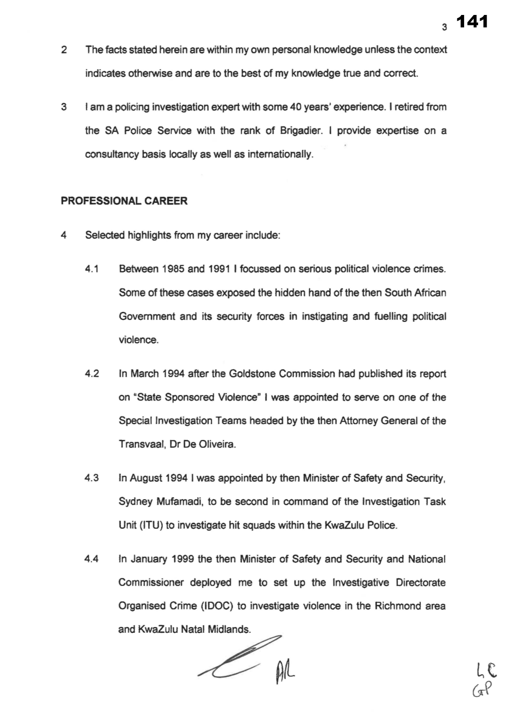4. Cradock Four Issued Notice of Motion And