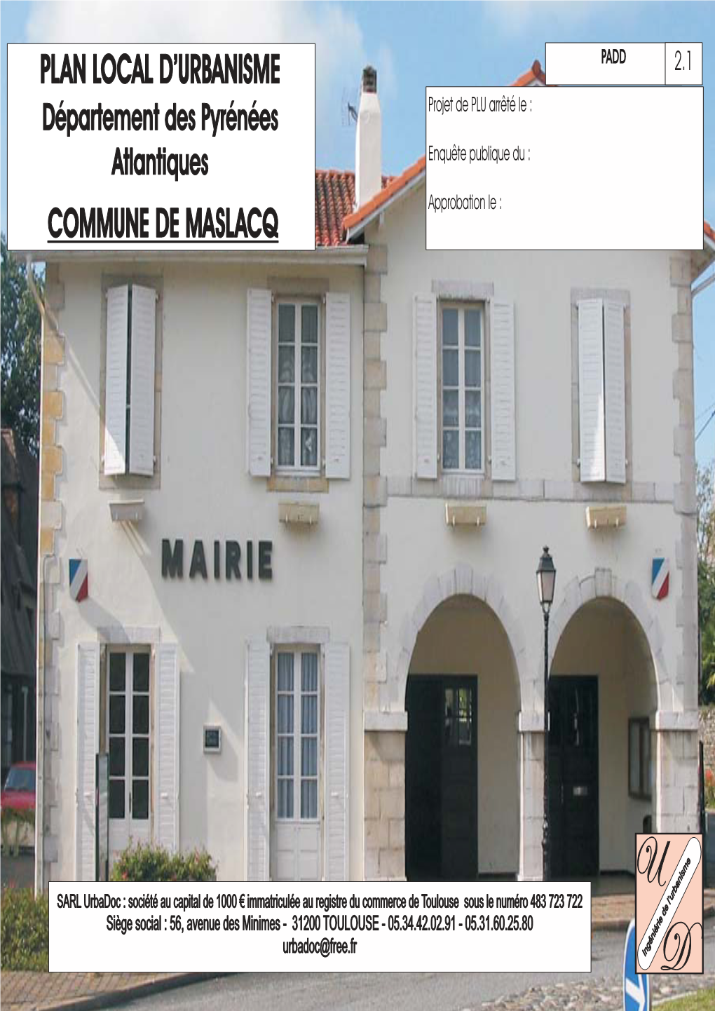 Commune De Maslacq Plan Local D'urbanisme