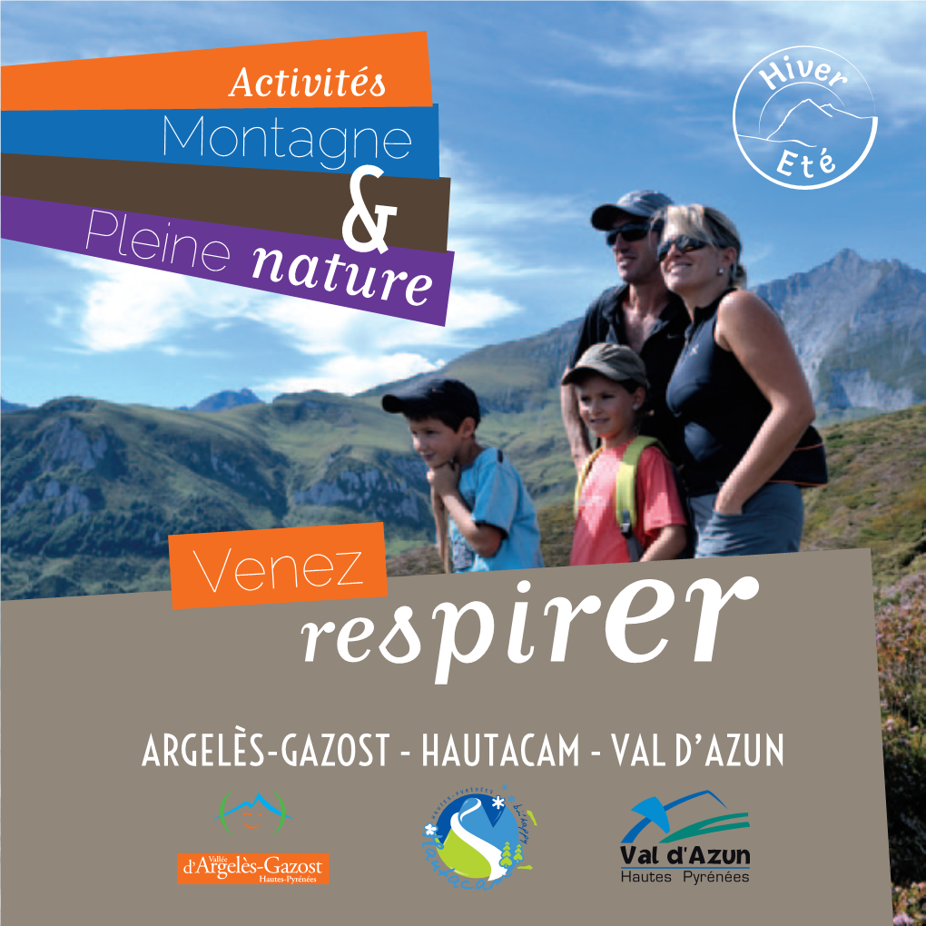 Brochure Du Pôle Touristique Val D'azun Argelès-Gazost Hautacam