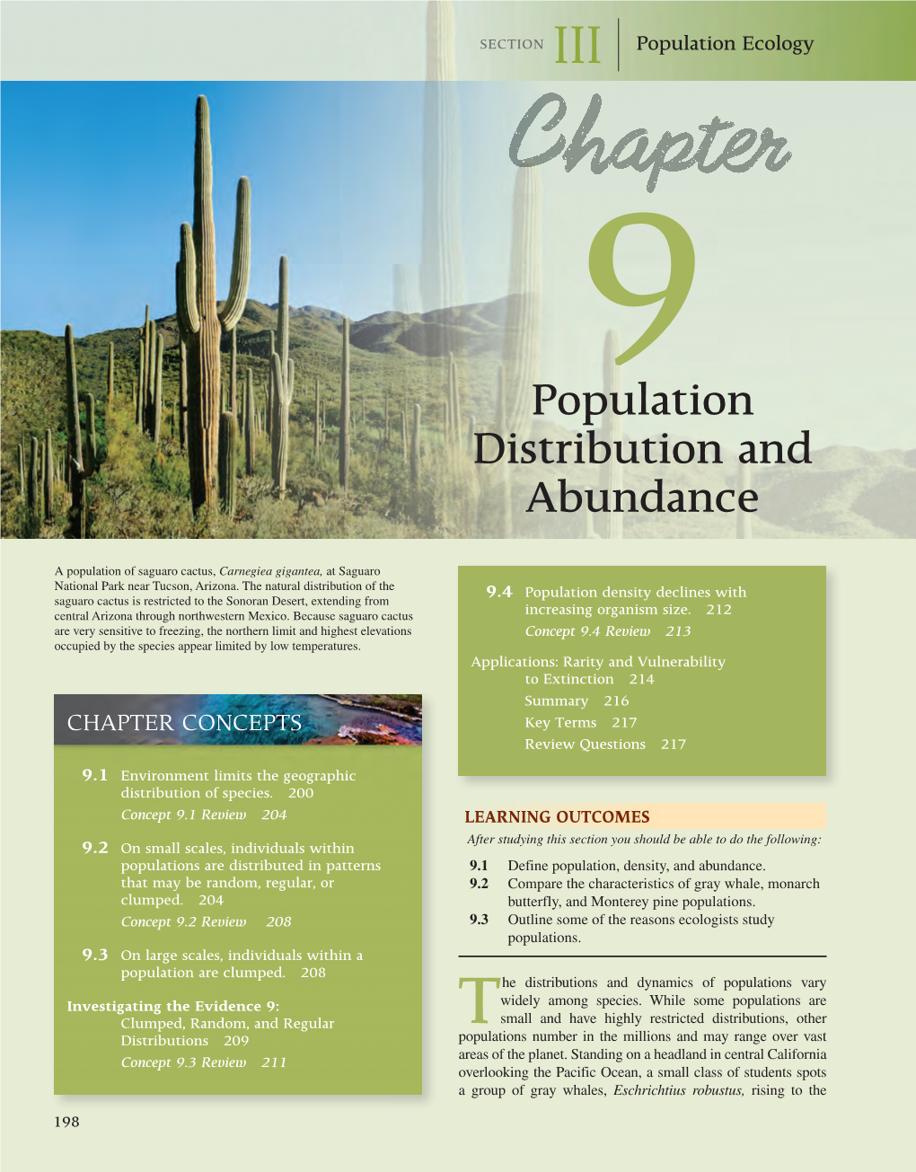 Population Distribution and Abundance