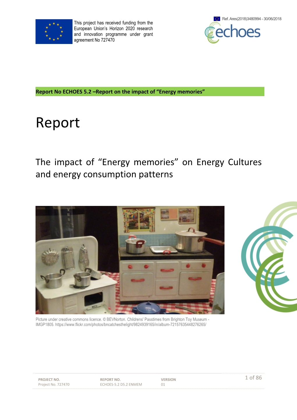 Report on the Impact of Energy Memories
