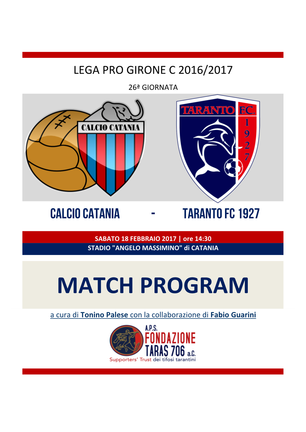 Calcio Catania - Taranto Fc 1927