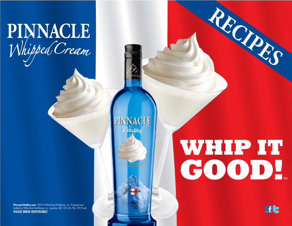 Pinnacle Whipped Recipes