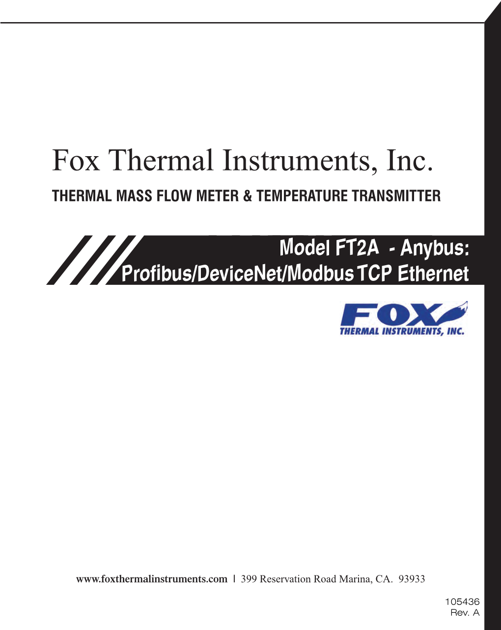 Model FT2A - Anybus: Profibus/Devicenet/Modbus TCP Ethernet