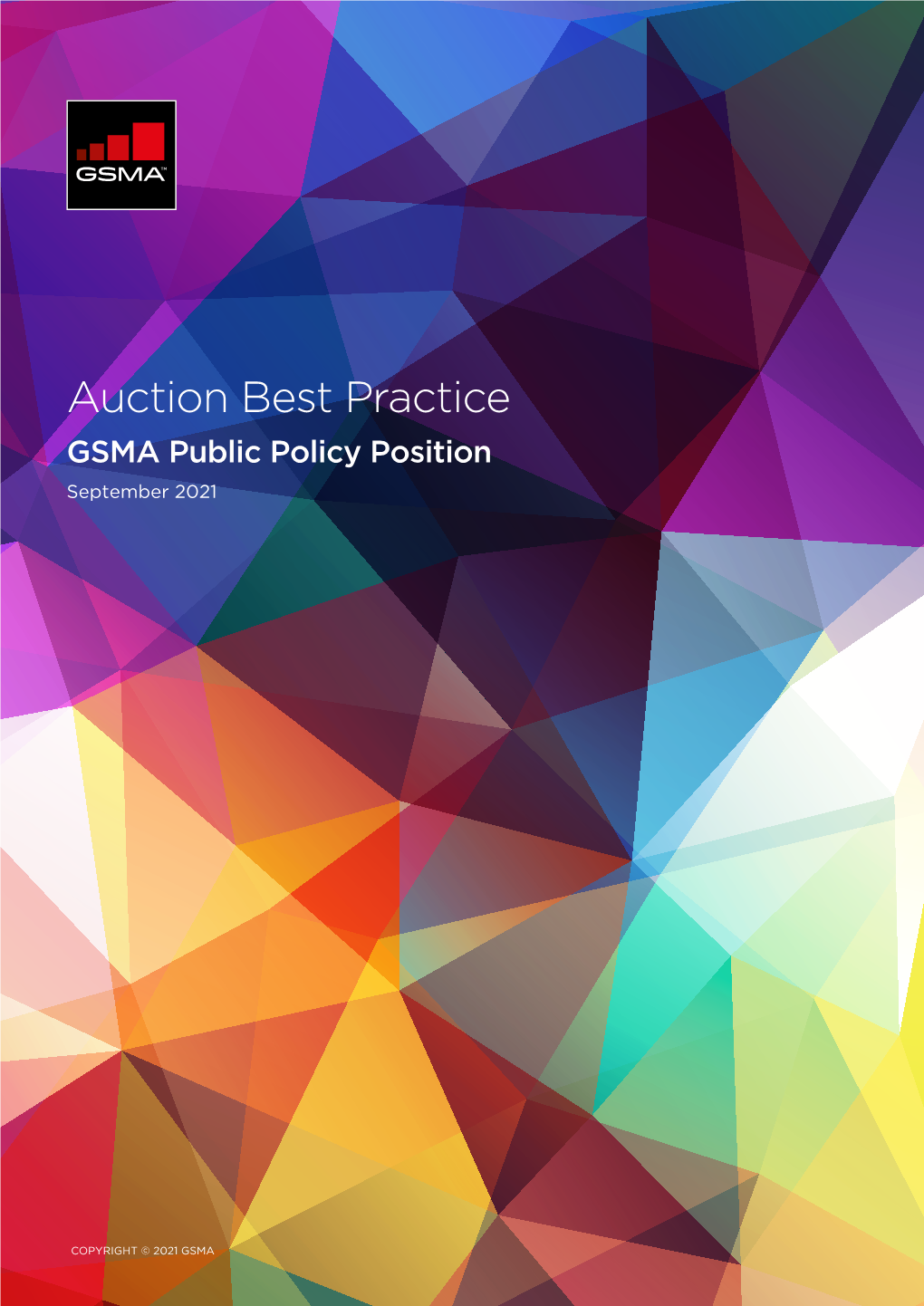 Auction Best Practice GSMA Public Policy Position September 2021