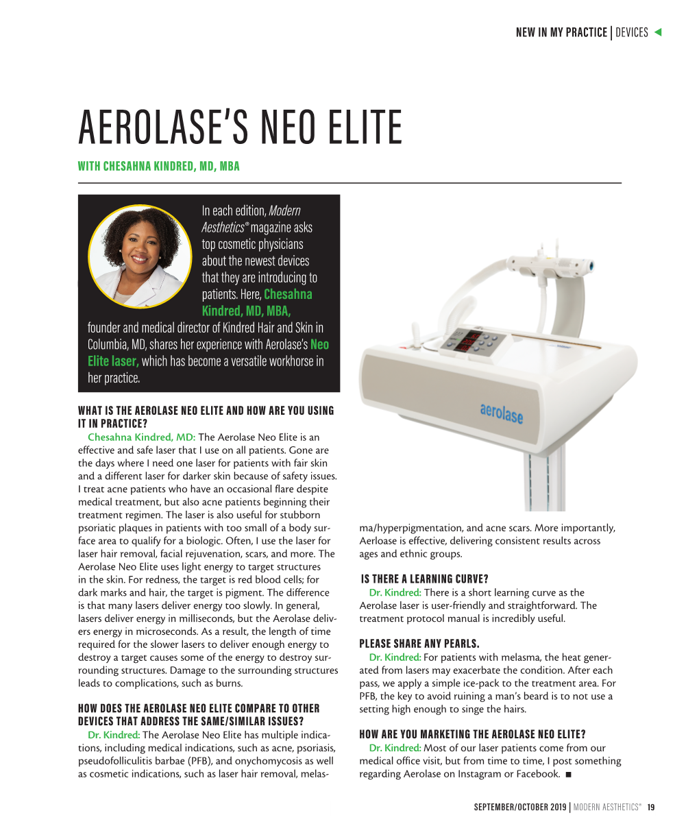 Aerolase's Neo Elite