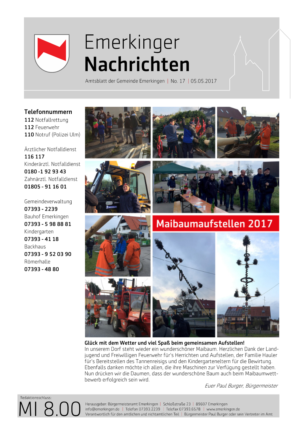 Telefonnummern 112 Notfallrettung 112 Feuerwehr 110 Notruf (Polizei Ulm)