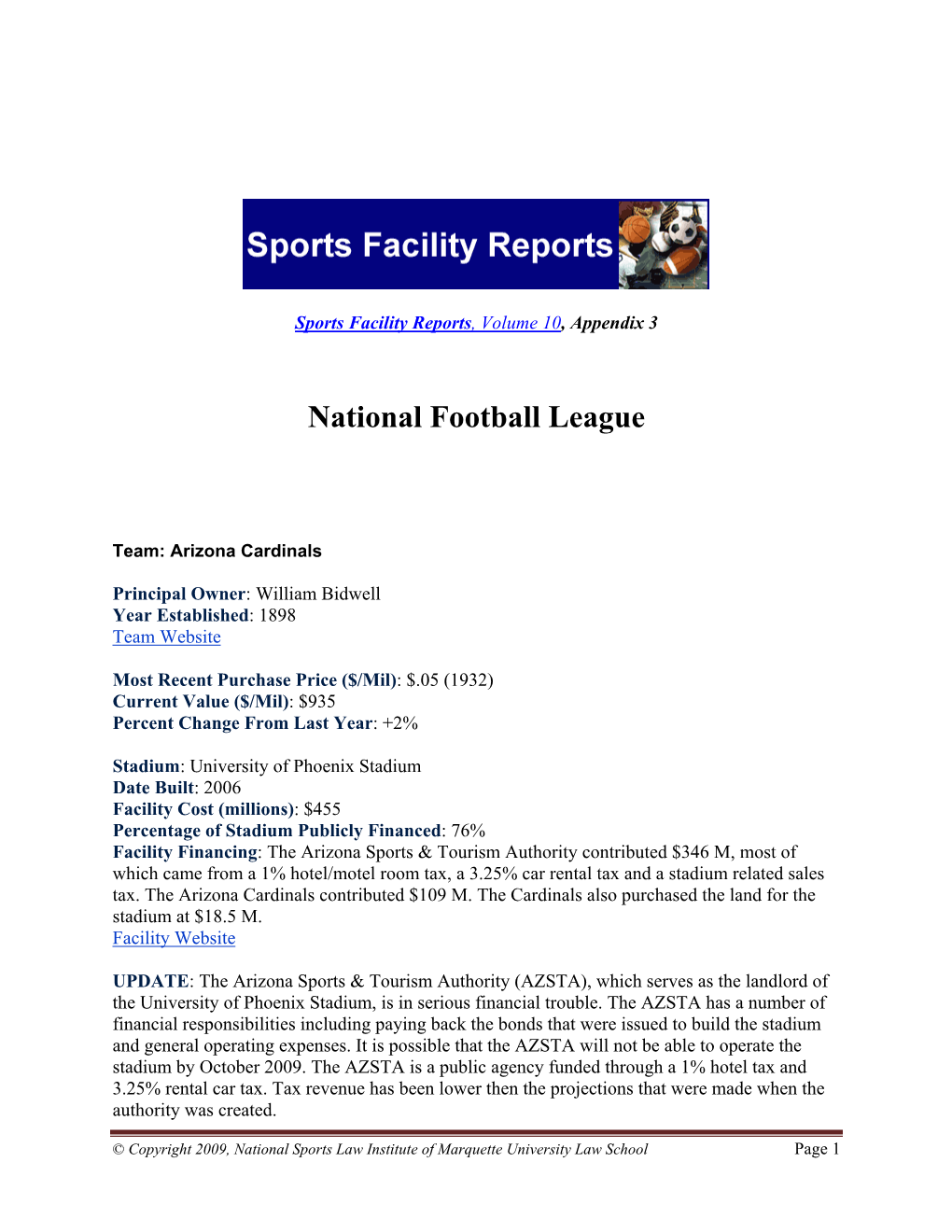 National Football League