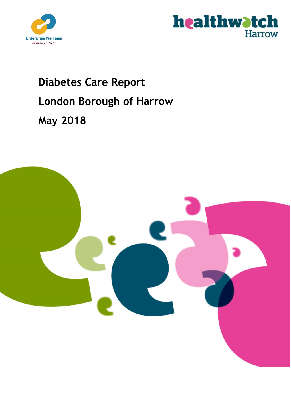 Diabetes Care Report London Borough of Harrow May 2018