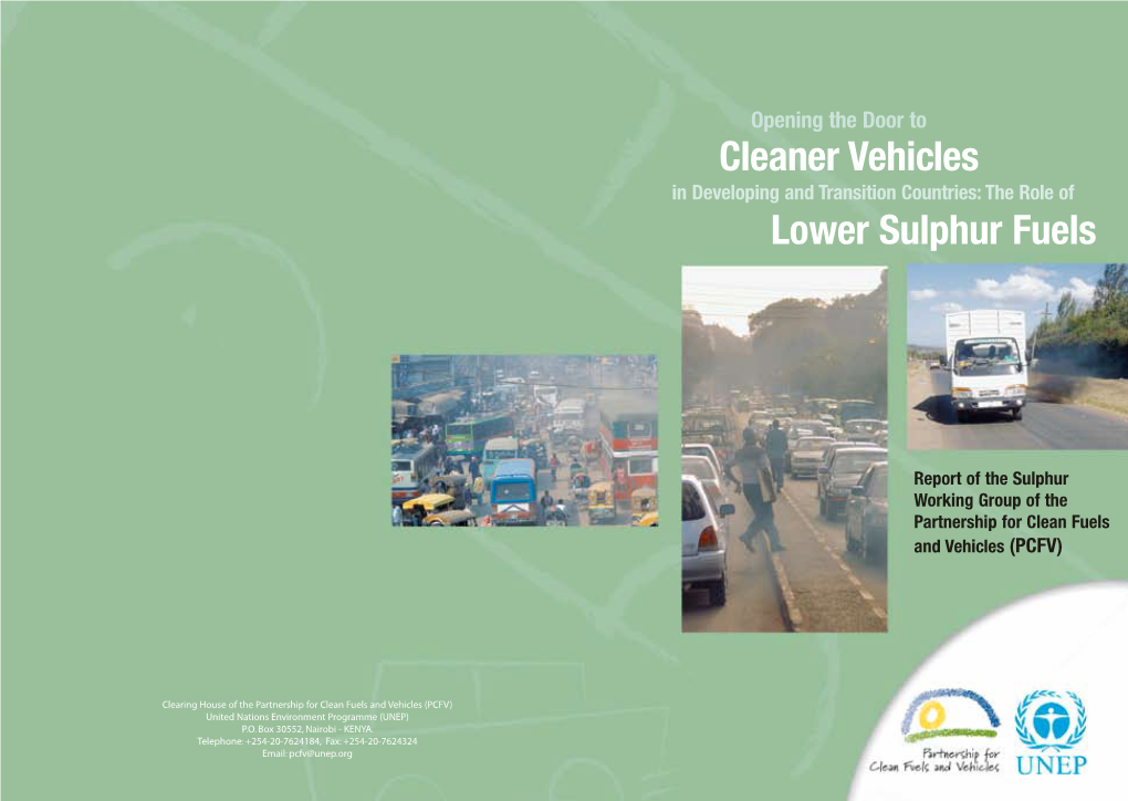 Lower Sulphur Fuels Cleaner Vehicles