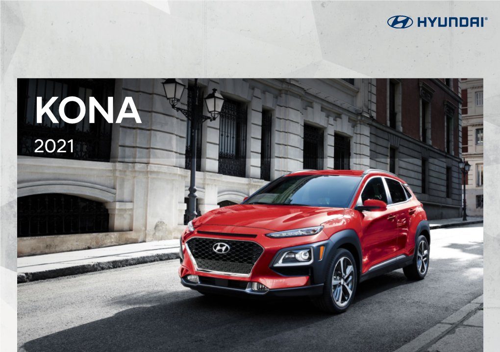 Hyundai 2021 Kona Brochure