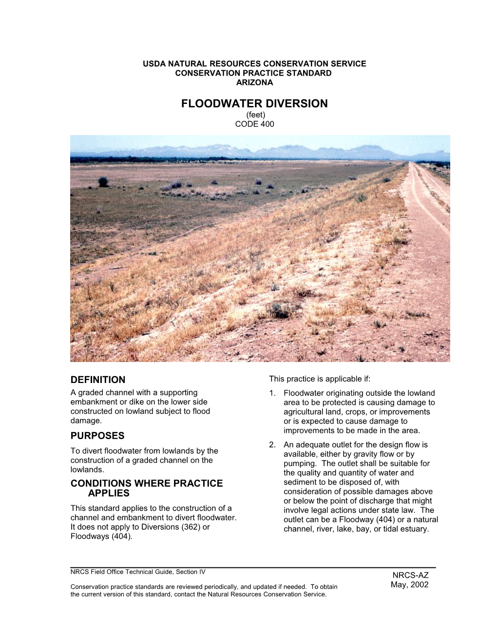 400-Floodwater Diversion