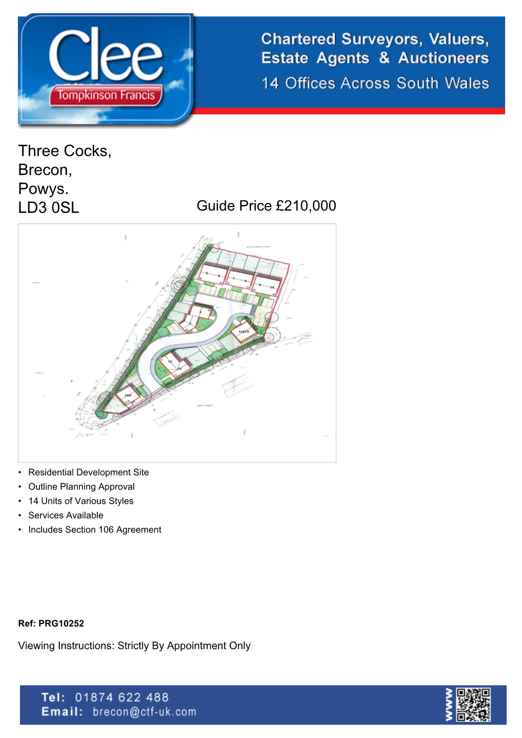 Three Cocks, Brecon, Powys. LD3 0SL Guide Price £210,000