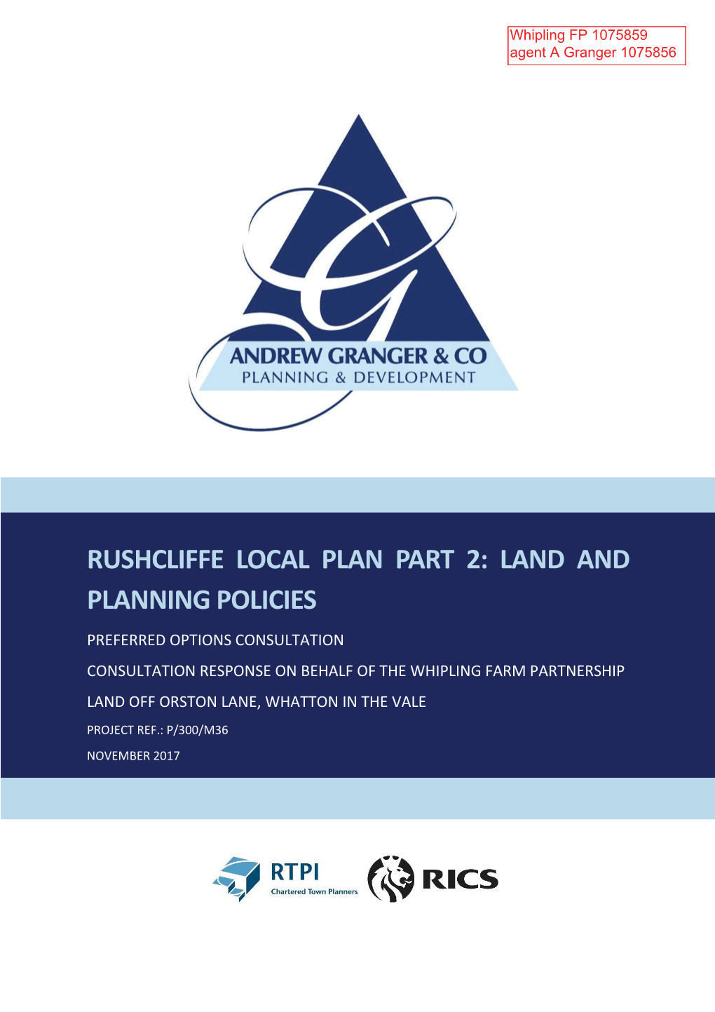 Land and Planning Policies