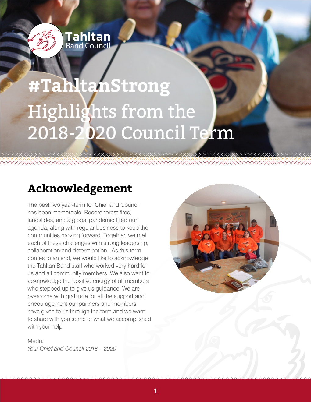 Tahltanstrong Highlights from the 2018-2020 Council Term