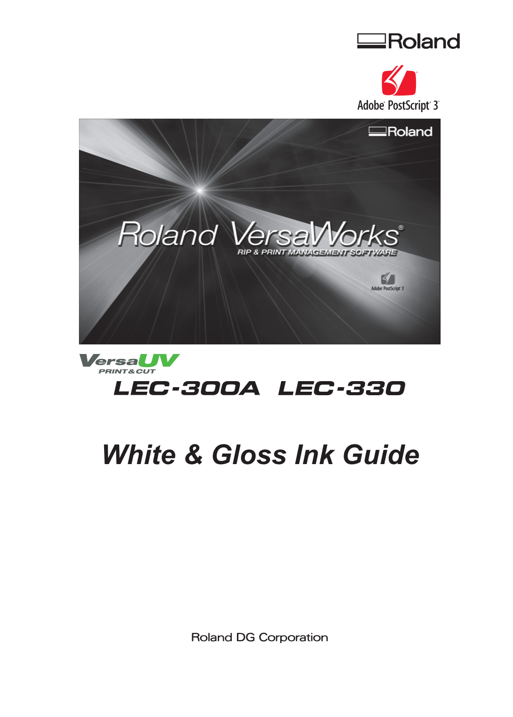 White & Gloss Ink Guide