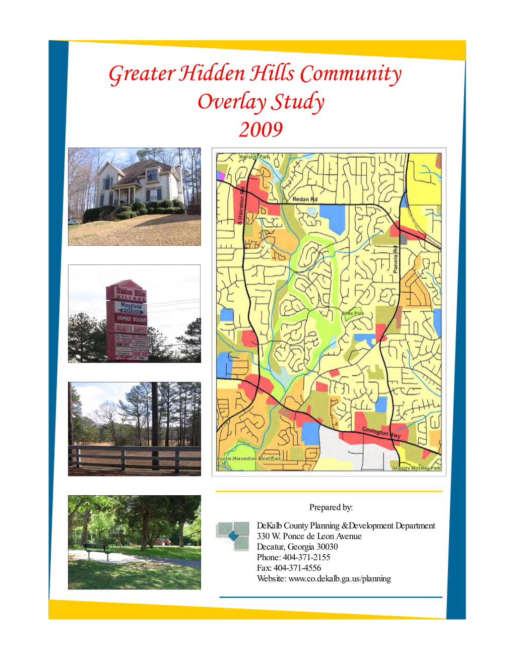 Greater Hidden Hills Community Overlay Study 2009