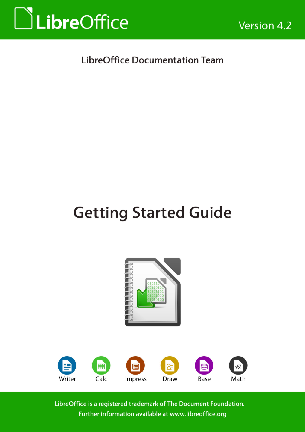 Getting Started with Libreoffice 4.2 Copyright