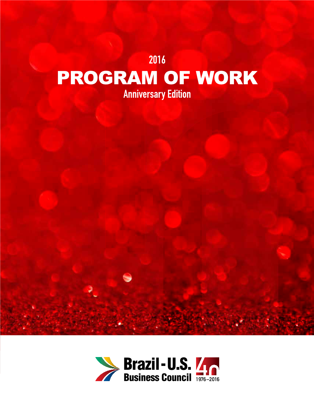 PROGRAM of WORK Anniversary Edition