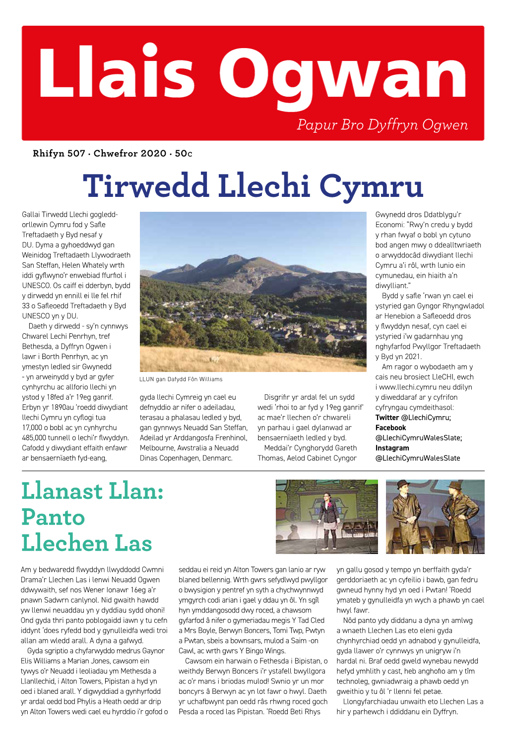 Tirwedd Llechi Cymru