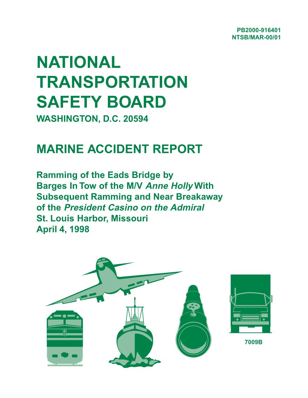 National Transportation Safety Board Washington, D.C