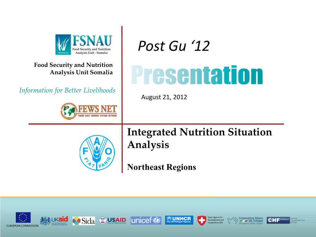 Nutrition Situation Analysis