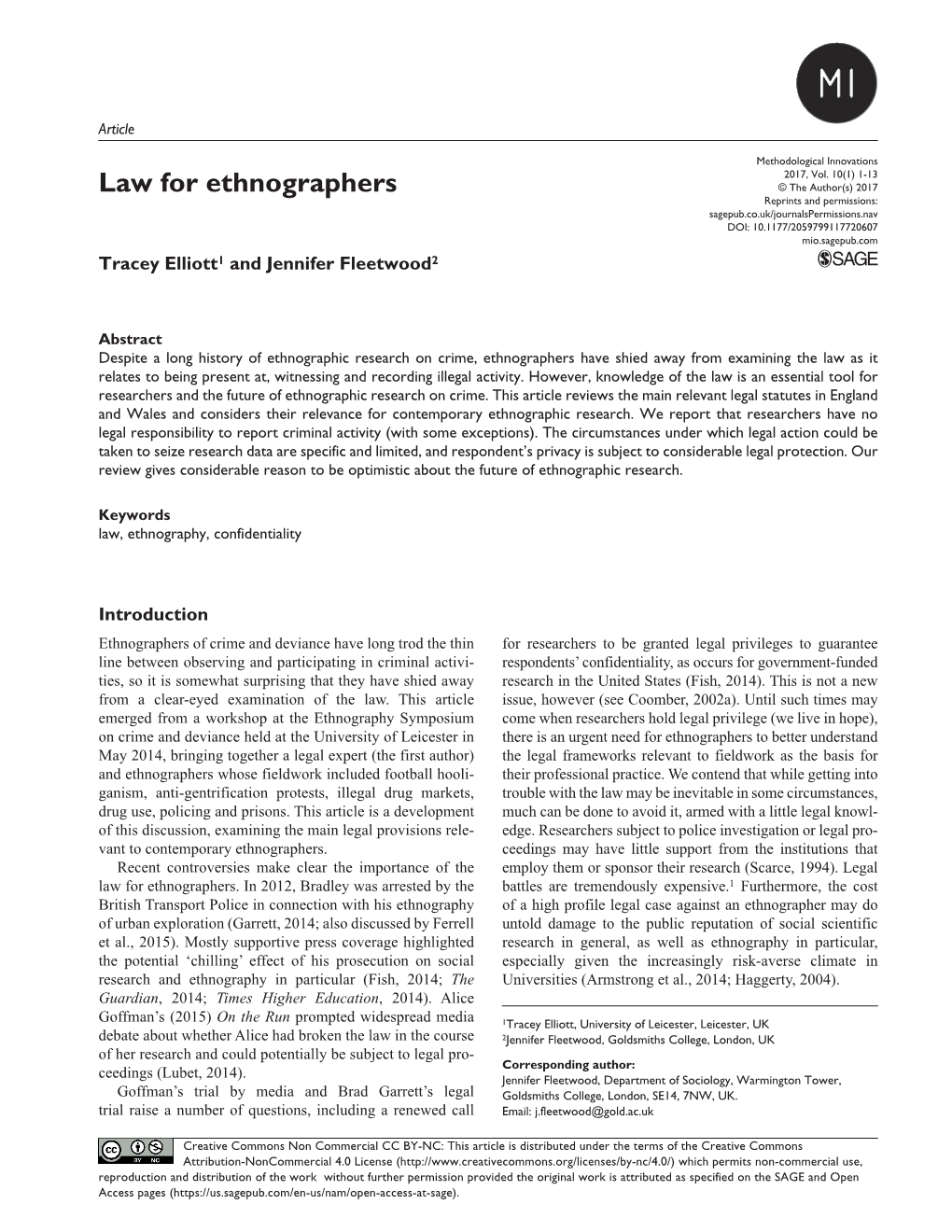 Law for Ethnographers