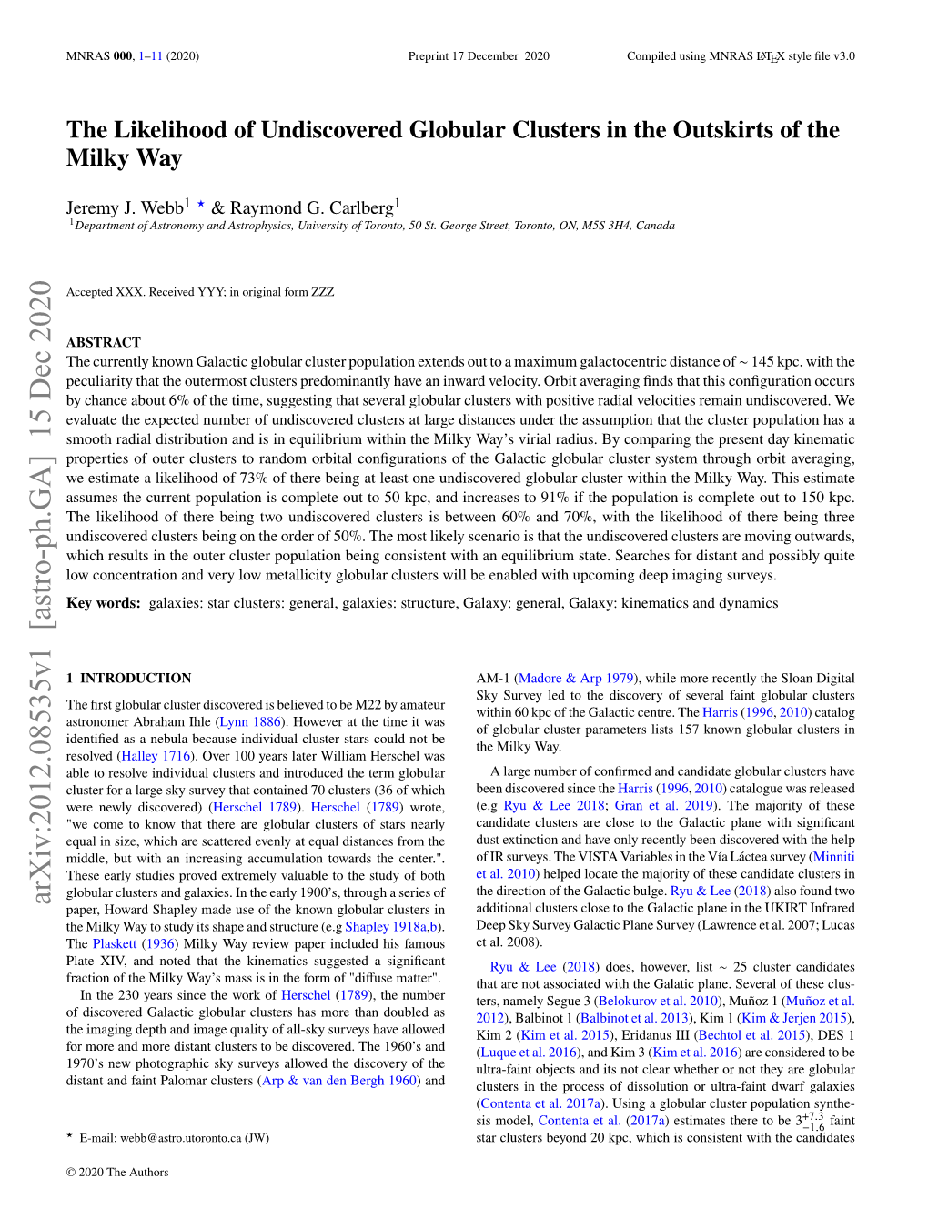 The Likelihood of Undiscovered Globular Clusters in the Outskirts of the Milky Way