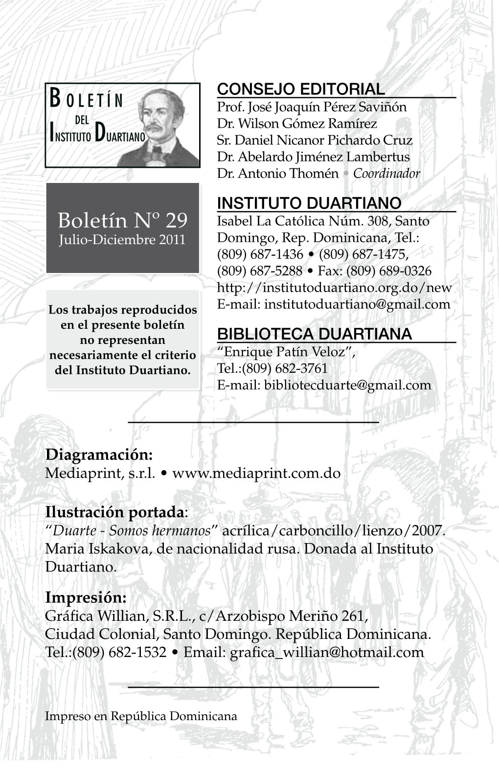 Boletín Nº 29 Isabel La Católica Núm