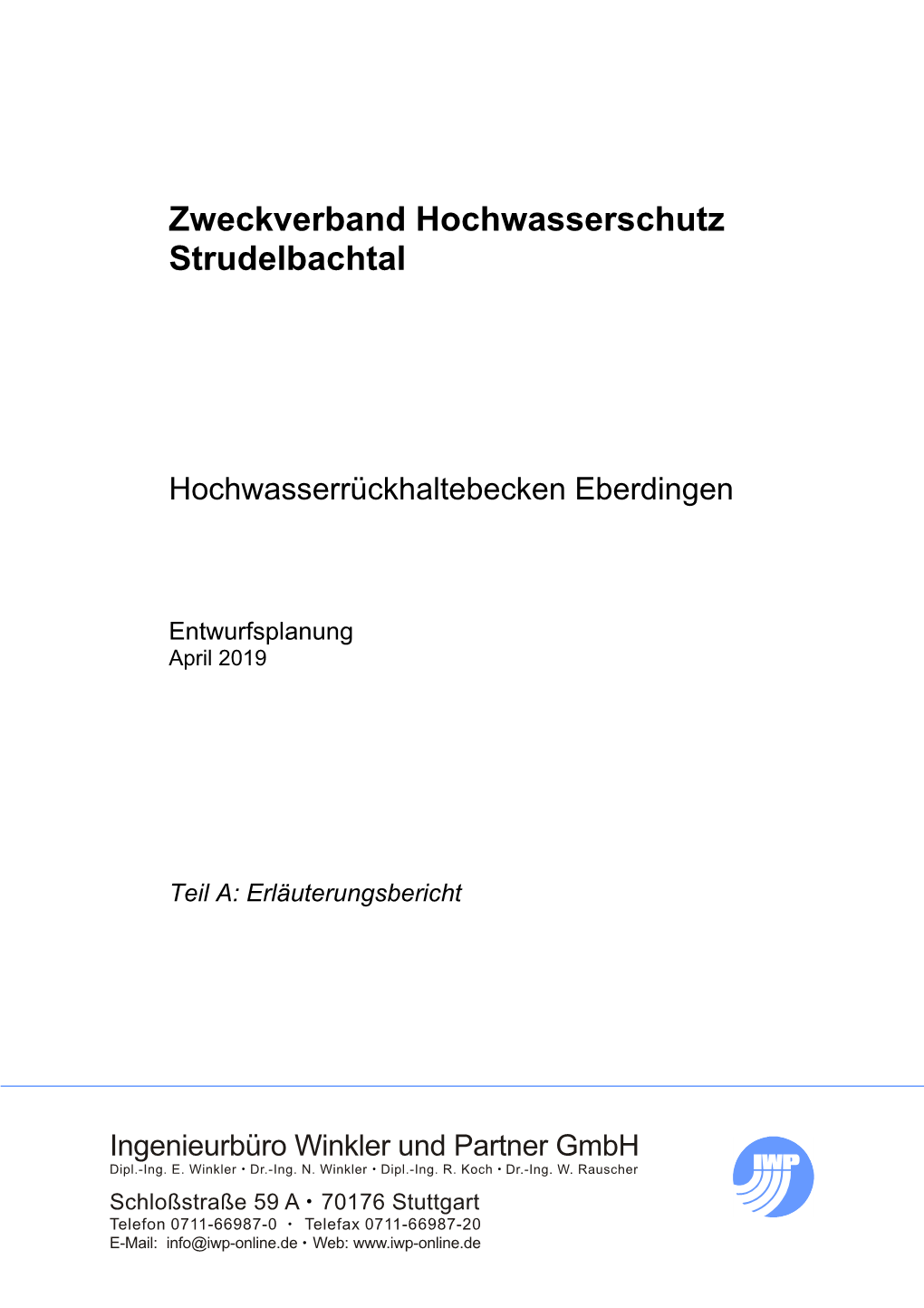 Zweckverband Hochwasserschutz Strudelbachtal