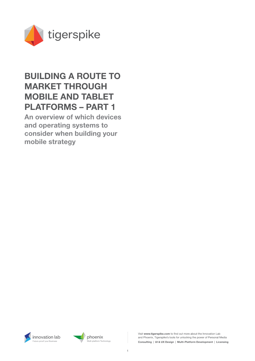 Building a Route to Market Through Mobile and Tablet