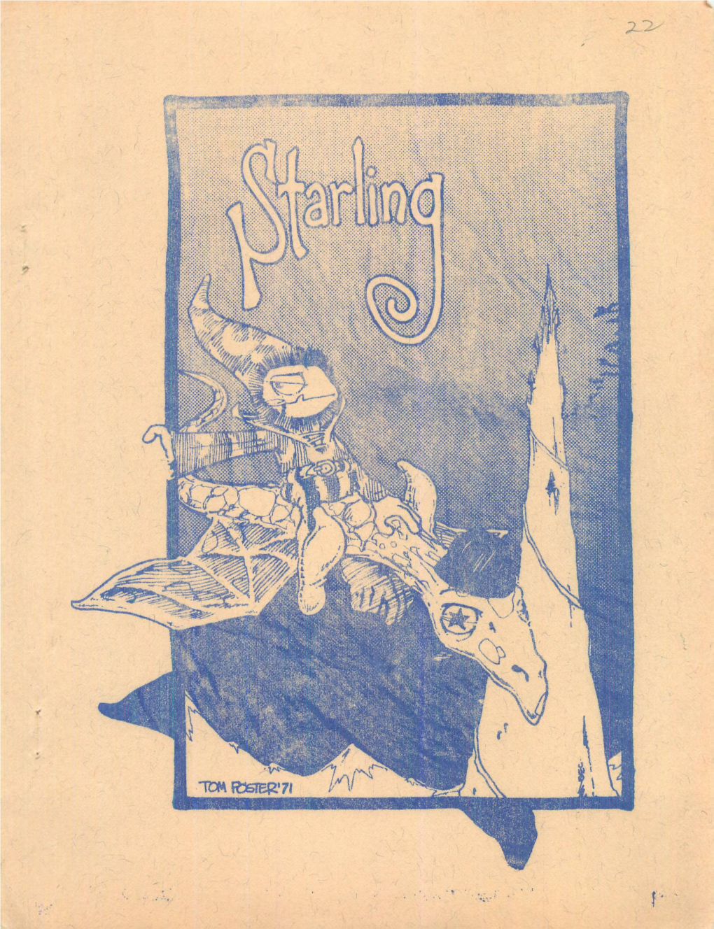 Starling #22 Was Published by Hank & Lesleigh Luttrell, at 1108 Locust