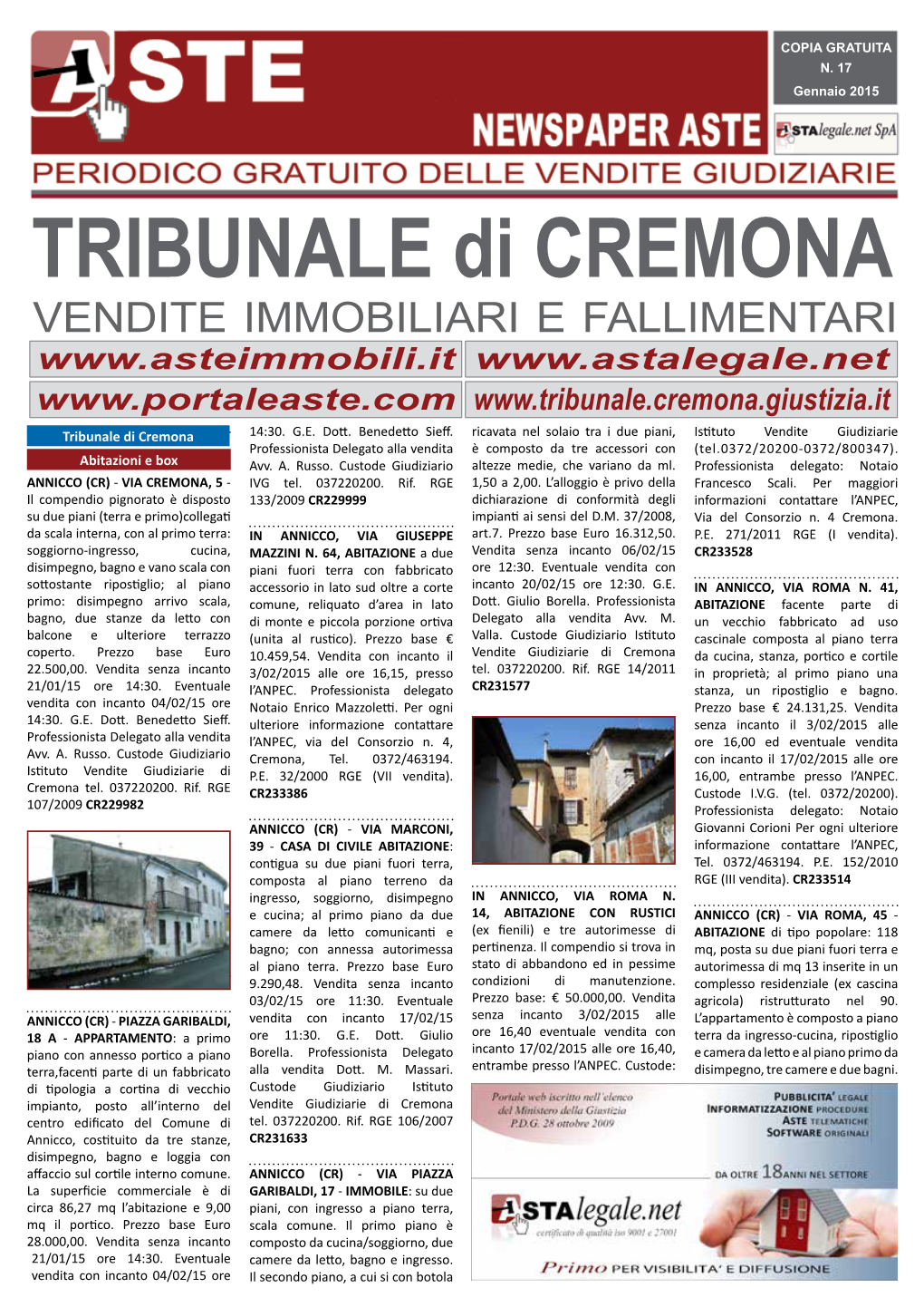 TRIBUNALE Di CREMONA