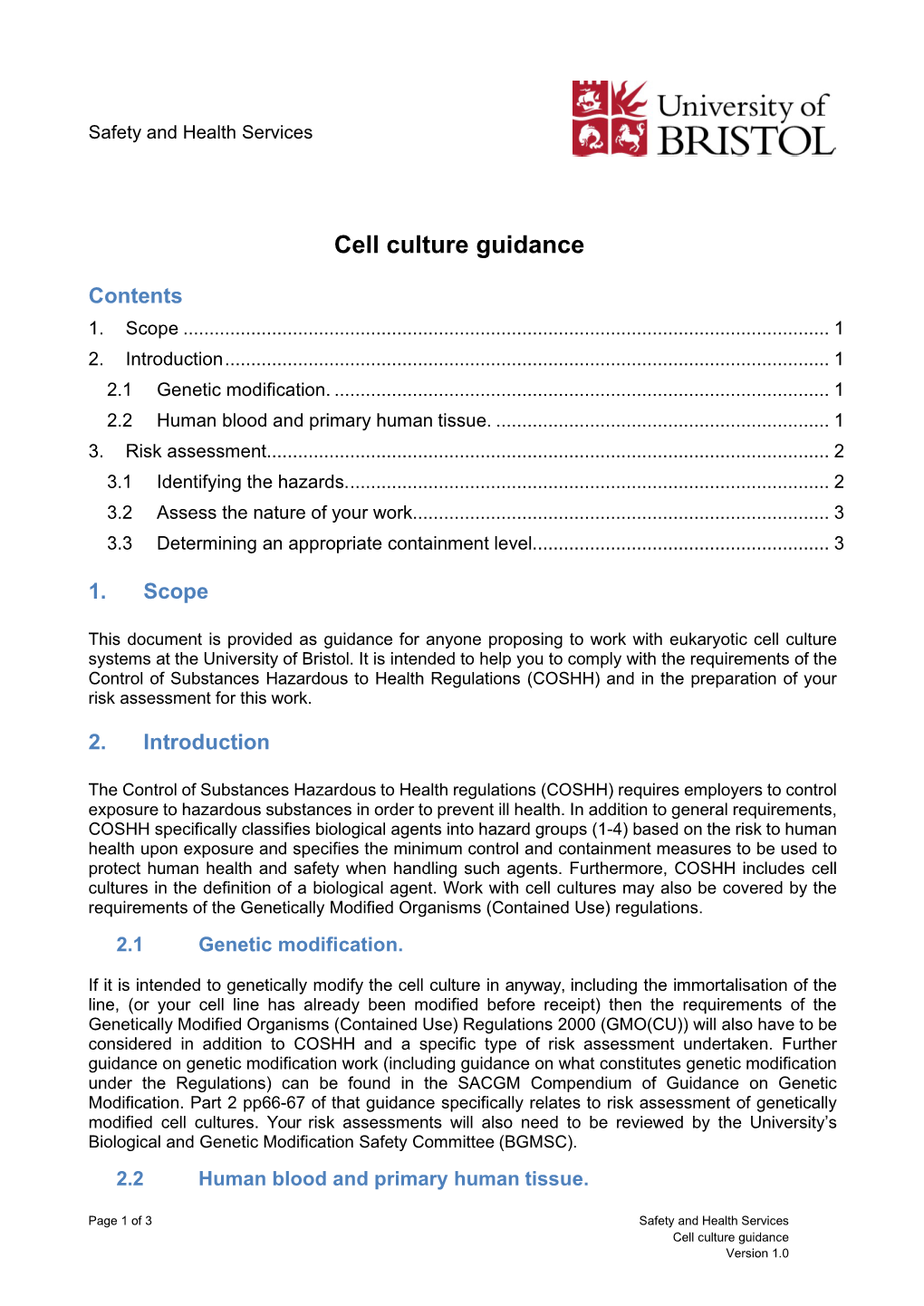 Cell Culture Guidance