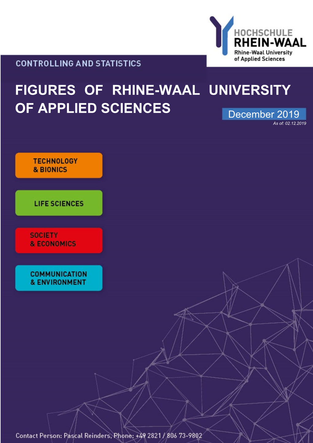 Figures of Rhine-Waal University of Applied Sciences 2019