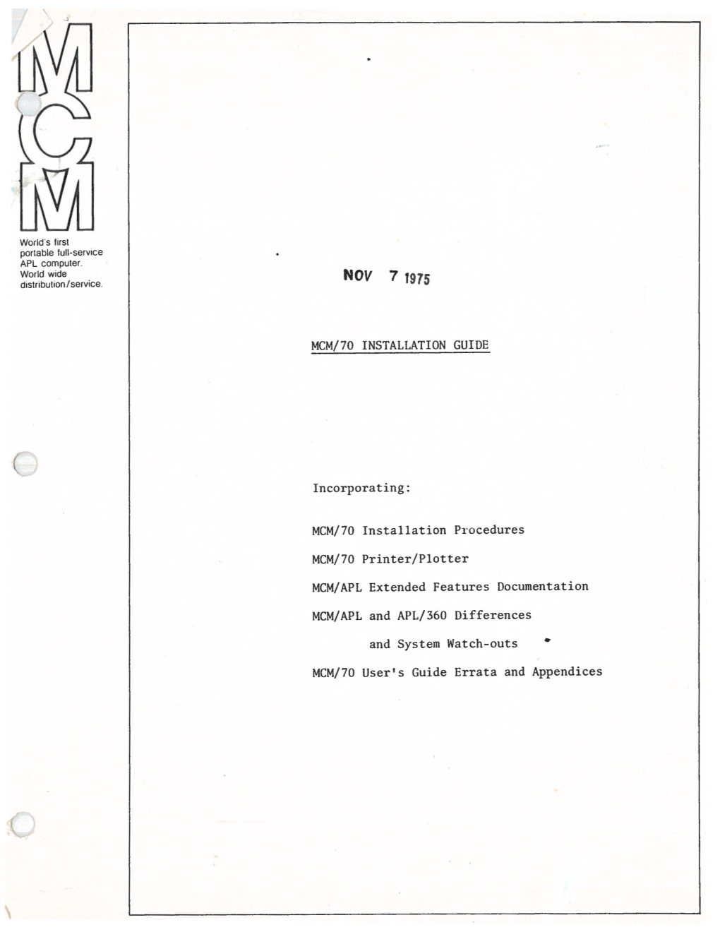 MCM70 Installation Guide.Pdf