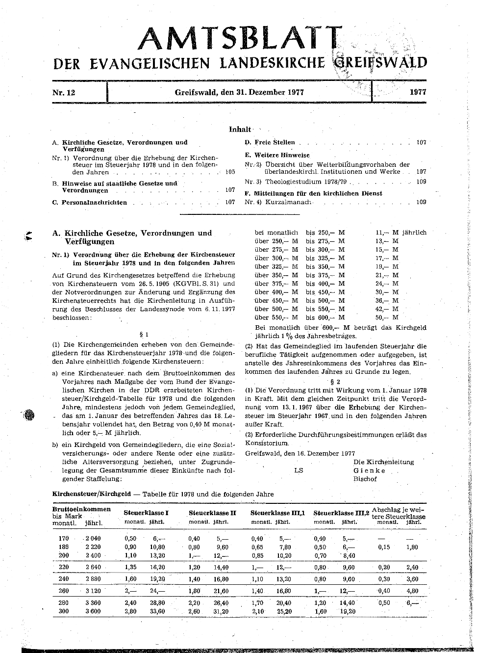 AMTSBLATT.,. , ,' DER EV Angelischen LANDESKIRCHE Ll§,Reüfsw Atd \ '--':'~ :;~~ ; '"':, ,, F,/"