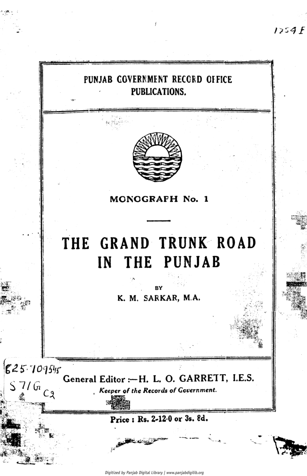 The Grand Trunk Road the Punjab