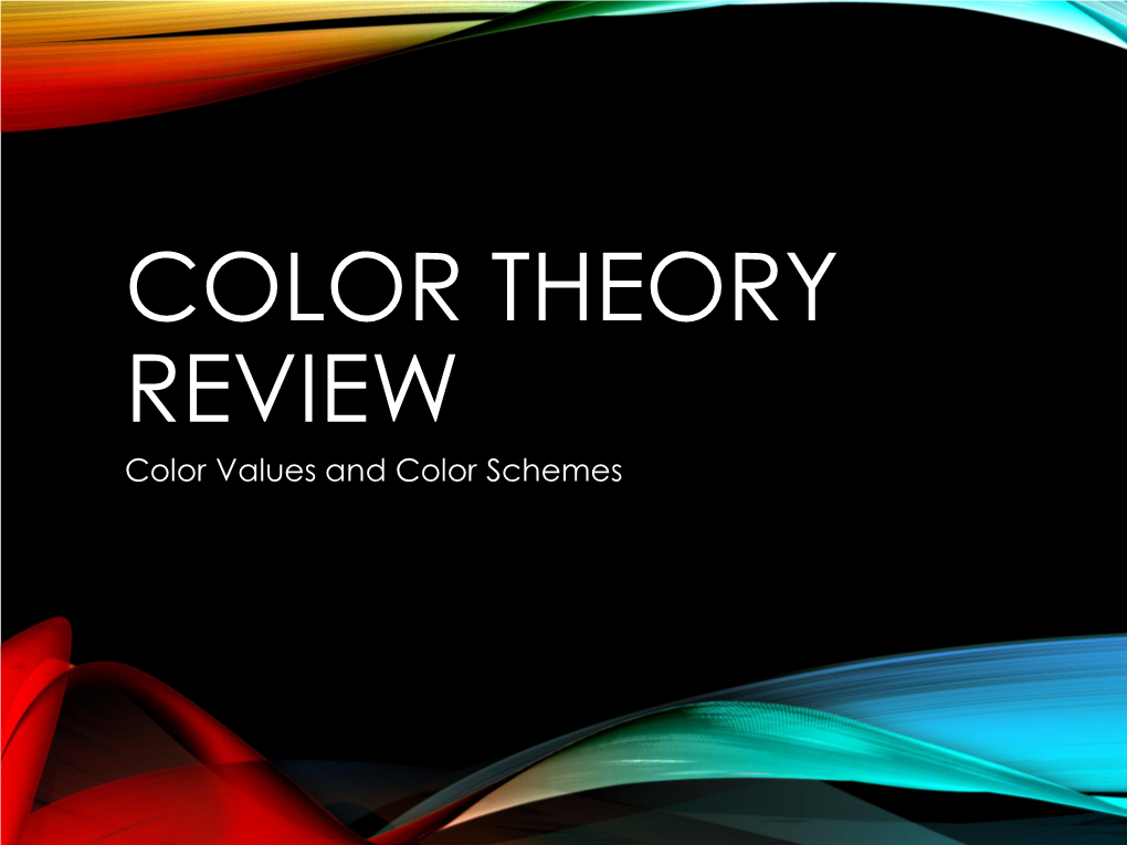 Color Scheme Review