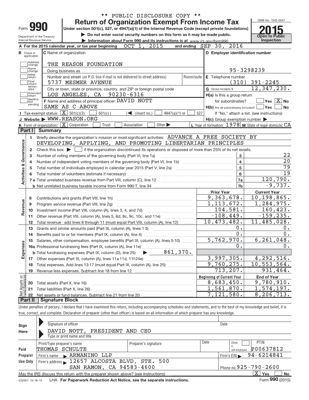 Return of Organization Exempt from Income Tax OMB No