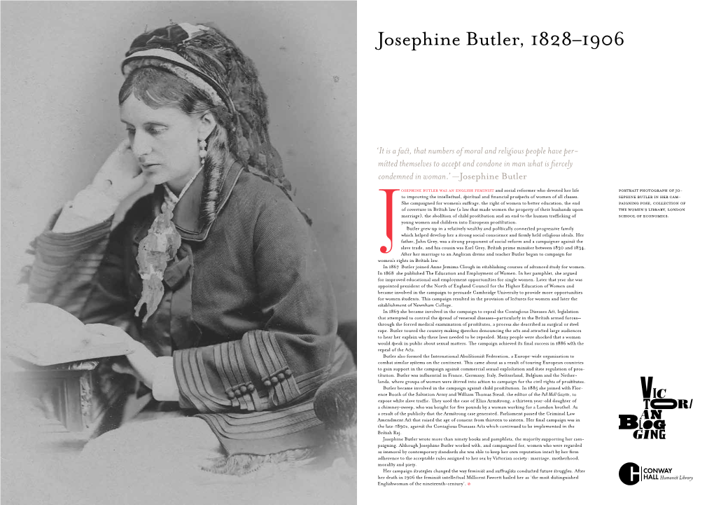 Josephine Butler Biography