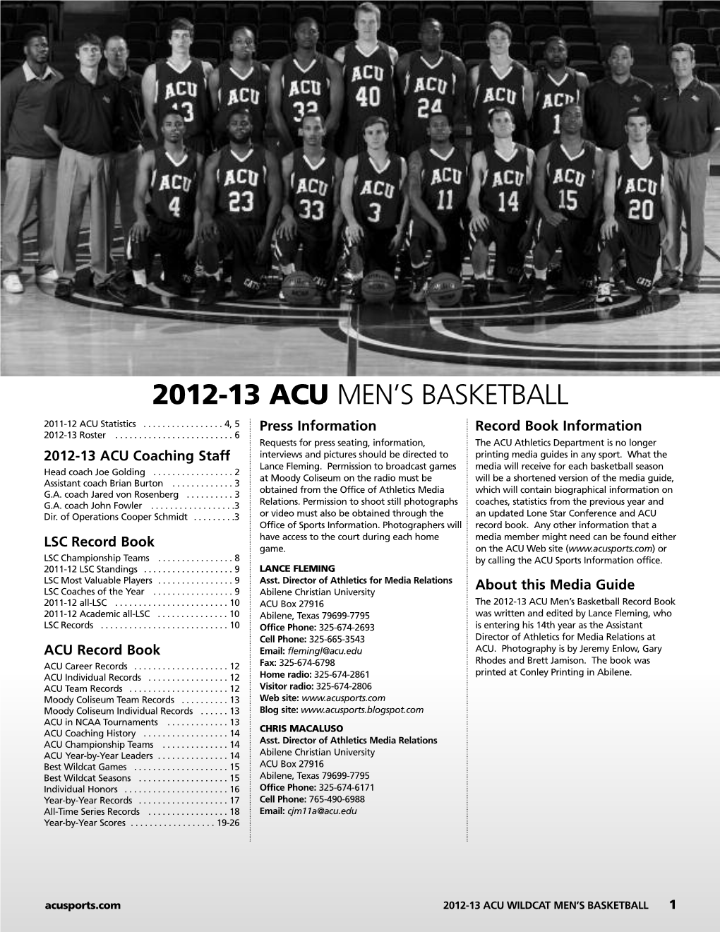 Acu Men's Basketball