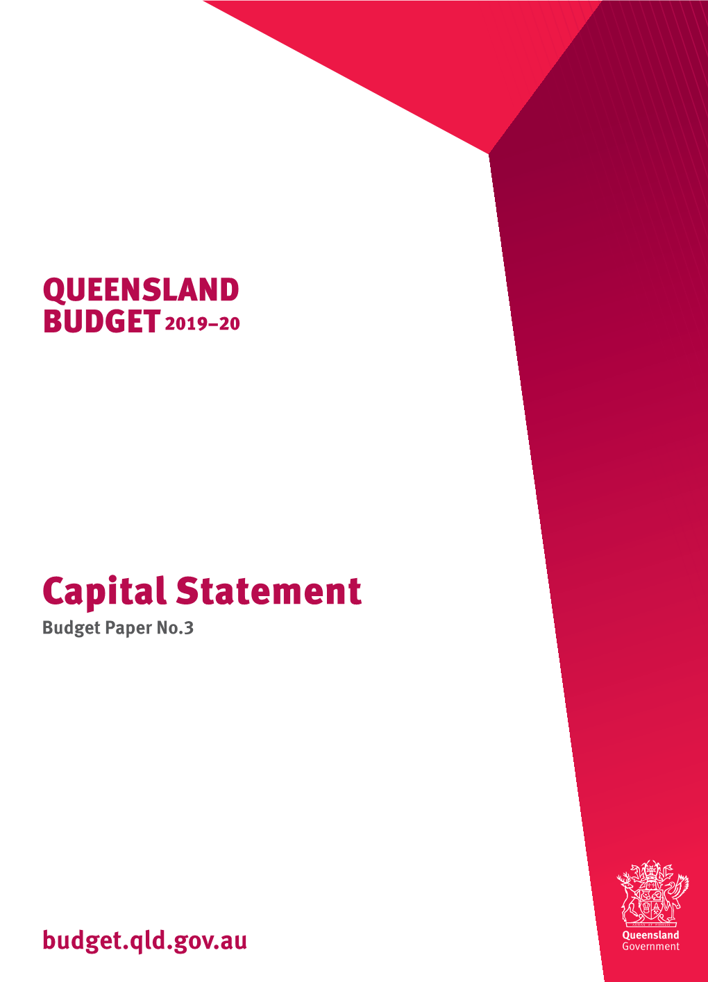 Capital Statement Budget Paper No.3