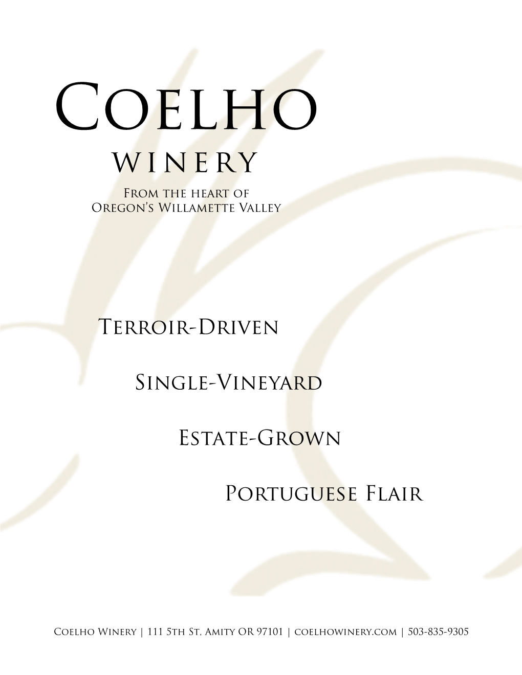 Coelho Winery