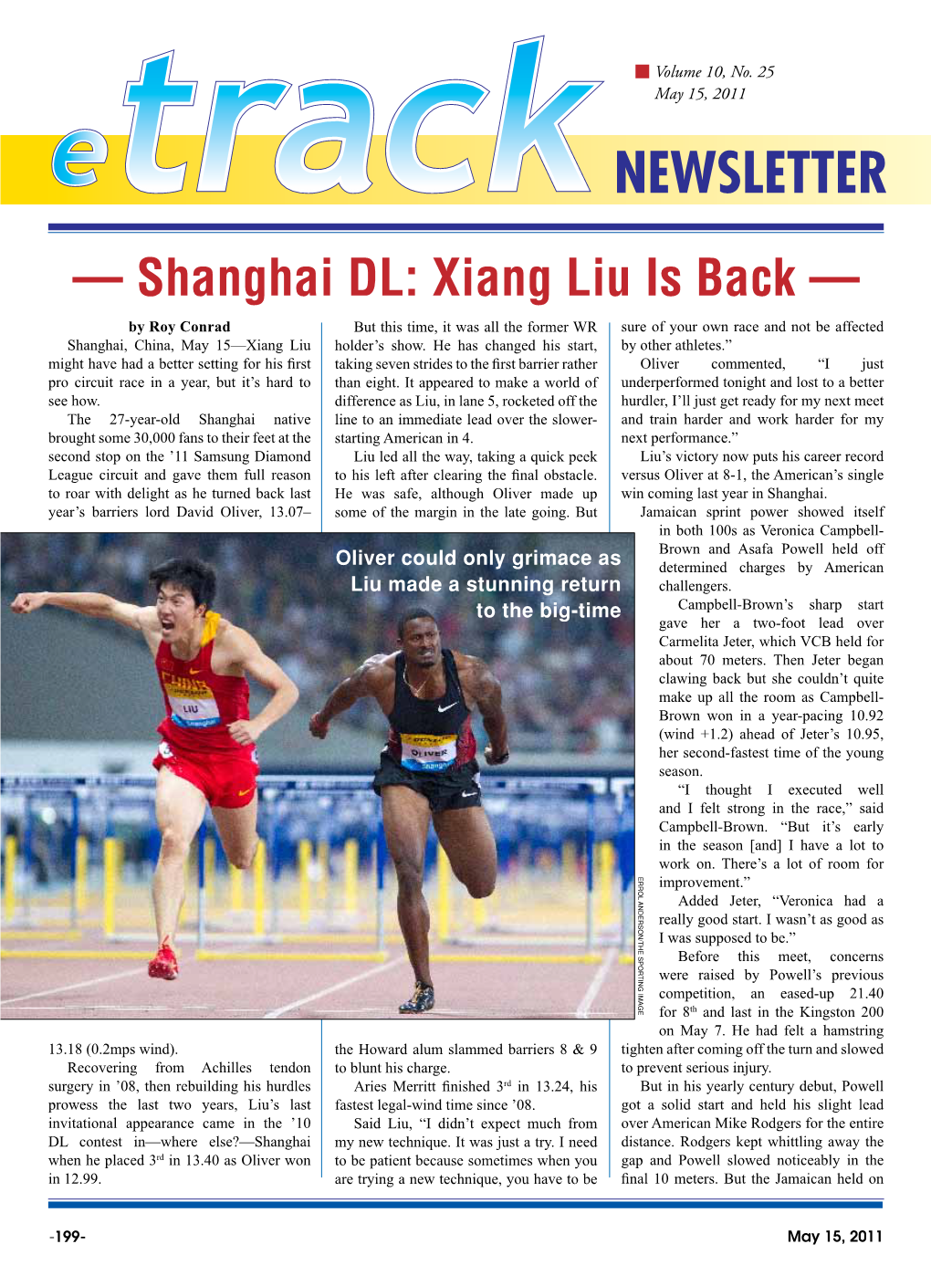 — Shanghai DL: Xiang Liu Is Back —