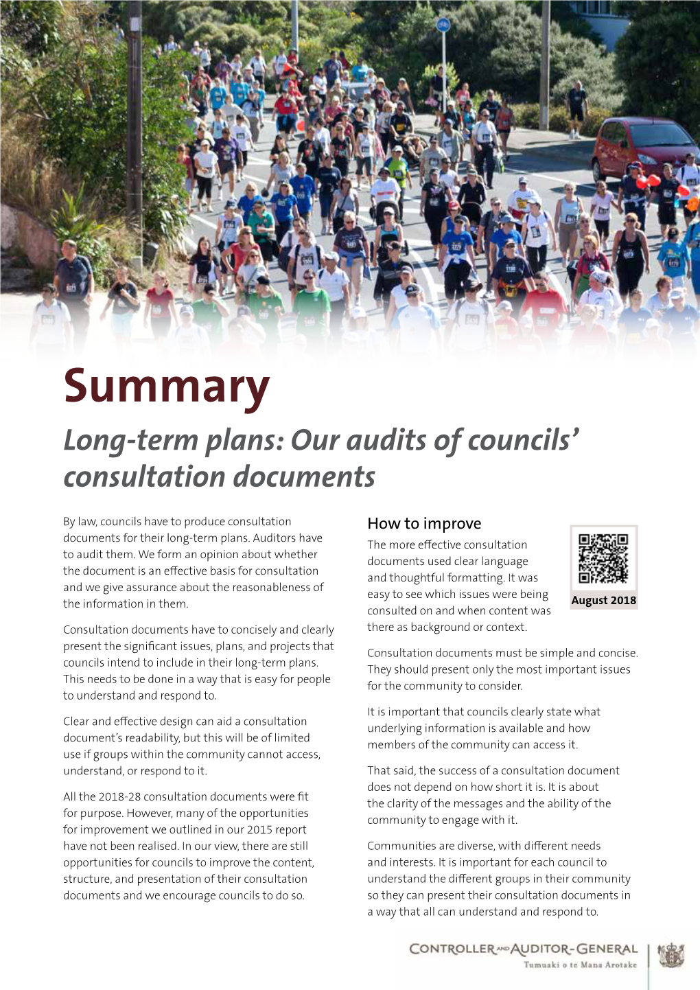Summary Long-Term Plans: Our Audits of Councils’ Consultation Documents