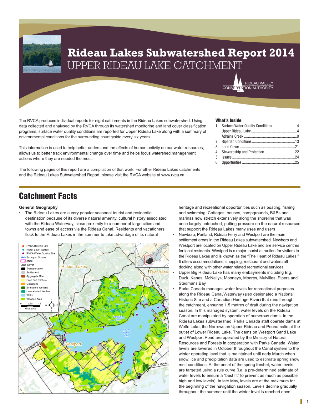 Upper Rideau Catchment Report