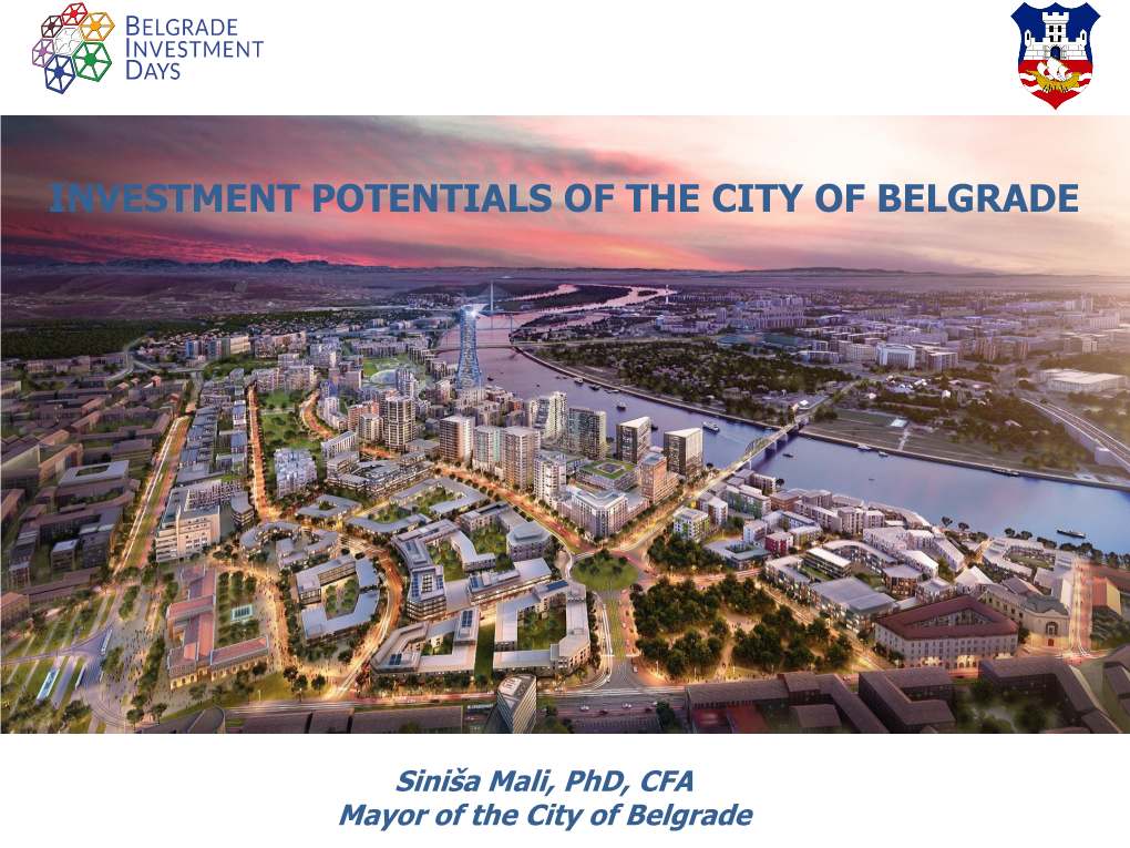 Investment Potentials of the City of Belgrade