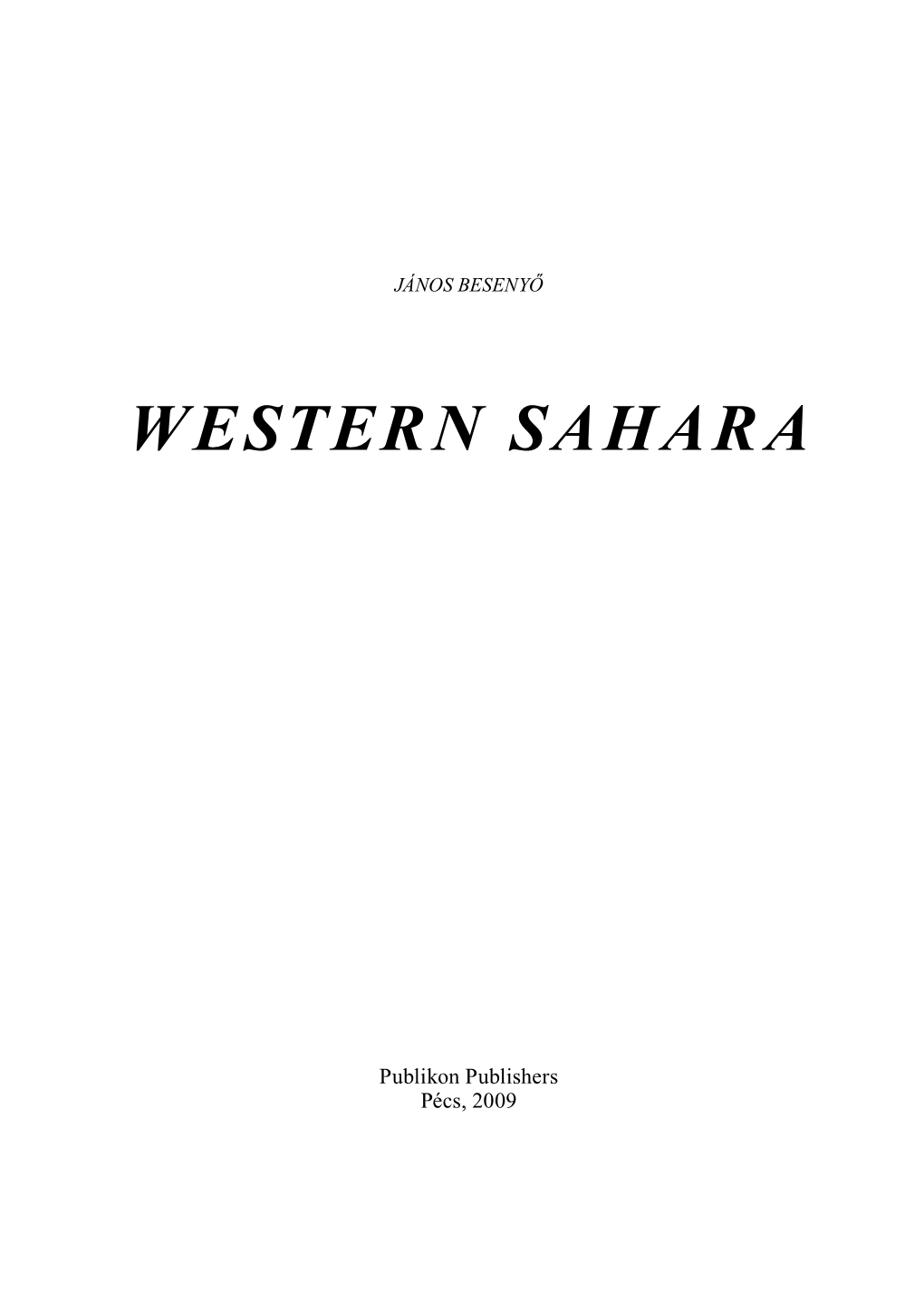 Western Sahara